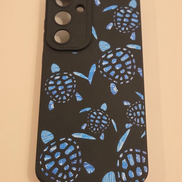 Sea Turtle Phone Case – new, black/blue - Picture 1 of 4